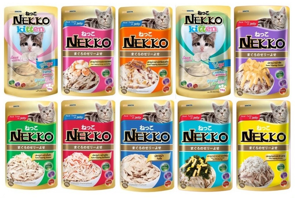 อาหารเปียกแมว Nekko Jelly